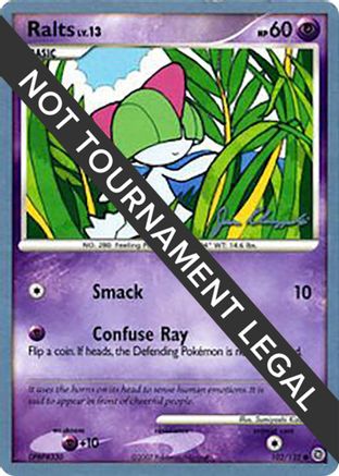 [PKM] Ralts LV.13 (102/132) (Psychic Lock - Jason Klaczynski) [World Championships 2008]