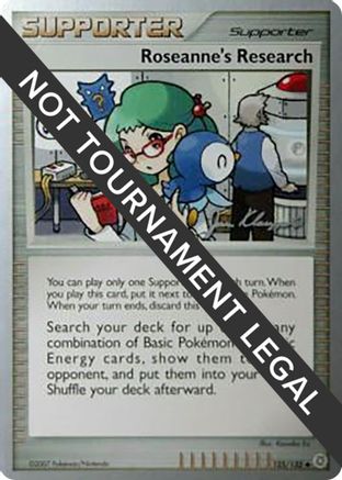 [PKM] Roseanne's Research (125/132) (Psychic Lock - Jason Klaczynski) [World Championships 2008]