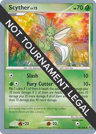 [WC PKM-C] Scyther LV.12 (46/100) (Intimidation - Tristan Robinson) [World Championships 2008]