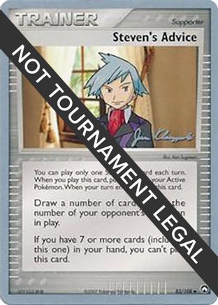[PKM] Steven's Advice (83/108) (Psychic Lock - Jason Klaczynski) [World Championships 2008]