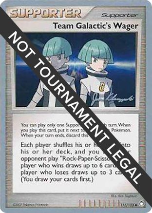 [PKM] Team Galactic's Wager (115/123) (Psychic Lock - Jason Klaczynski) [World Championships 2008]
