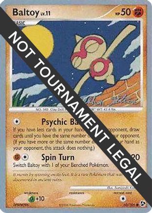 [PKM] Baltoy LV.11 (60/106) (Luxdrill - Stephen Silvestro) [World Championships 2009]