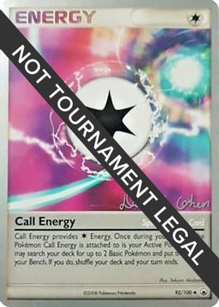 [WC TR] Call Energy (92/100) (Stallgon - David Cohen) [World Championships 2009]