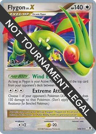 [WC PKM-R] Flygon LV.X (105/111) (Stallgon - David Cohen) [World Championships 2009]