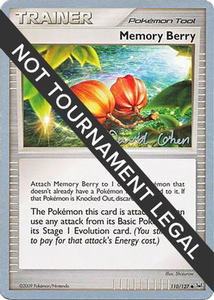 [PKM] Memory Berry (110/127) (Stallgon - David Cohen) [World Championships 2009]
