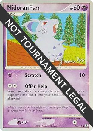 [PKM] NidoranÃ¢â„¢â‚¬ LV.14 (71/111) (Queengar - Jason Martinez) [World Championships 2009]