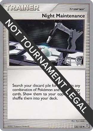 [PKM] Night Maintenance (120/132) (Crowned Tiger - Tsubasa Nakamura) [World Championships 2009]