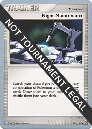[PKM] Night Maintenance (120/132) (Stallgon - David Cohen) [World Championships 2009]