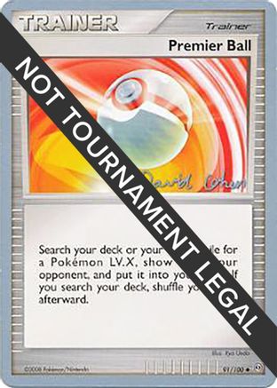 [PKM] Premier Ball (91/100) (Stallgon - David Cohen) [World Championships 2009]