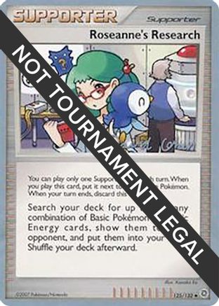 [PKM] Roseanne's Research (125/132) (Stallgon - David Cohen) [World Championships 2009]