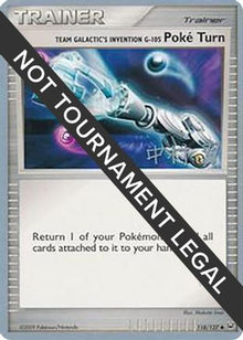 [PKM] Team Galactic's Invention G-105 Poke Turn (118/127) (Crowned Tiger - Tsubasa Nakamura) [World Championships 2009]