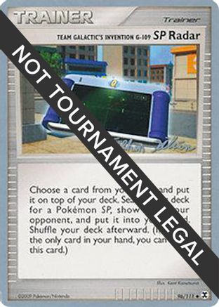 [WC TR] Team Galactic's Invention G-109 SP Radar (96/111) (Luxdrill - Stephen Silvestro) [World Championships 2009]