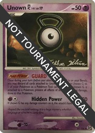 [PKM] Unown G LV.17 (57/106) (Luxdrill - Stephen Silvestro) [World Championships 2009]