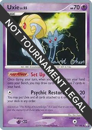 [WC PKM-R] Uxie LV.55 (43/146) (Stallgon - David Cohen) [World Championships 2009]