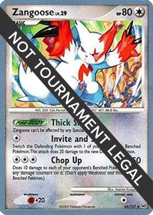 [WC PKM-C] Zangoose LV.29 (66/127) (Queengar - Jason Martinez) [World Championships 2009]
