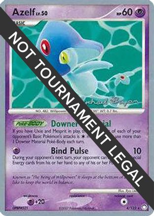 [PKM] Azelf LV.50 (4/123) (Happy Luck - Mychael Bryan) [World Championships 2010]