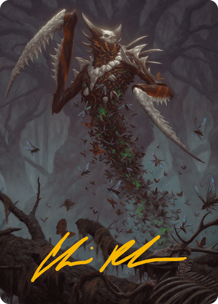 {A} Grist, the Plague Swarm Art Card (Gold-Stamped Signature) [Modern Horizons 3 Art Series][GS AMH3 018]