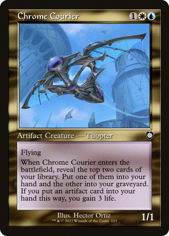 {C} Chrome Courier (Retro) [The Brothers' War Commander][BRC 123]