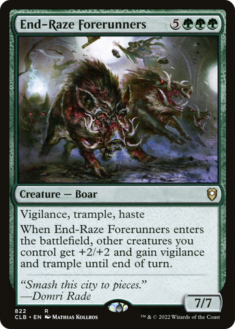 {R} End-Raze Forerunners [Commander Legends: Battle for Baldur's Gate][CLB 822]