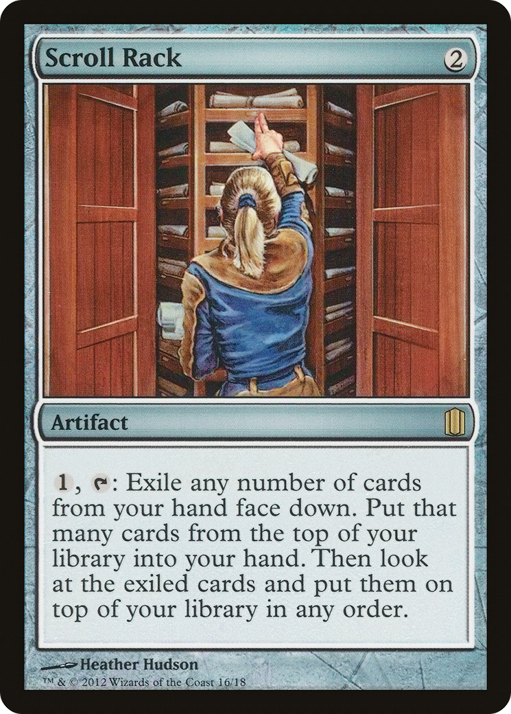 {R} Scroll Rack [Commander's Arsenal][CM1 016] - Misty Mountain Games