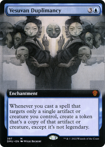 {R} Vesuvan Duplimancy (Extended Art) [Dominaria United][DMU 397]