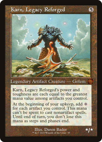 {R} Karn, Legacy Reforged (Retro) [March of the Machine: The Aftermath][MAT 099]