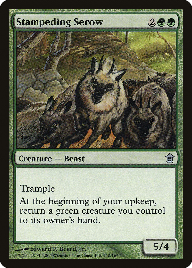 {C} Stampeding Serow [Saviors of Kamigawa][SOK 150] - Misty Mountain Games