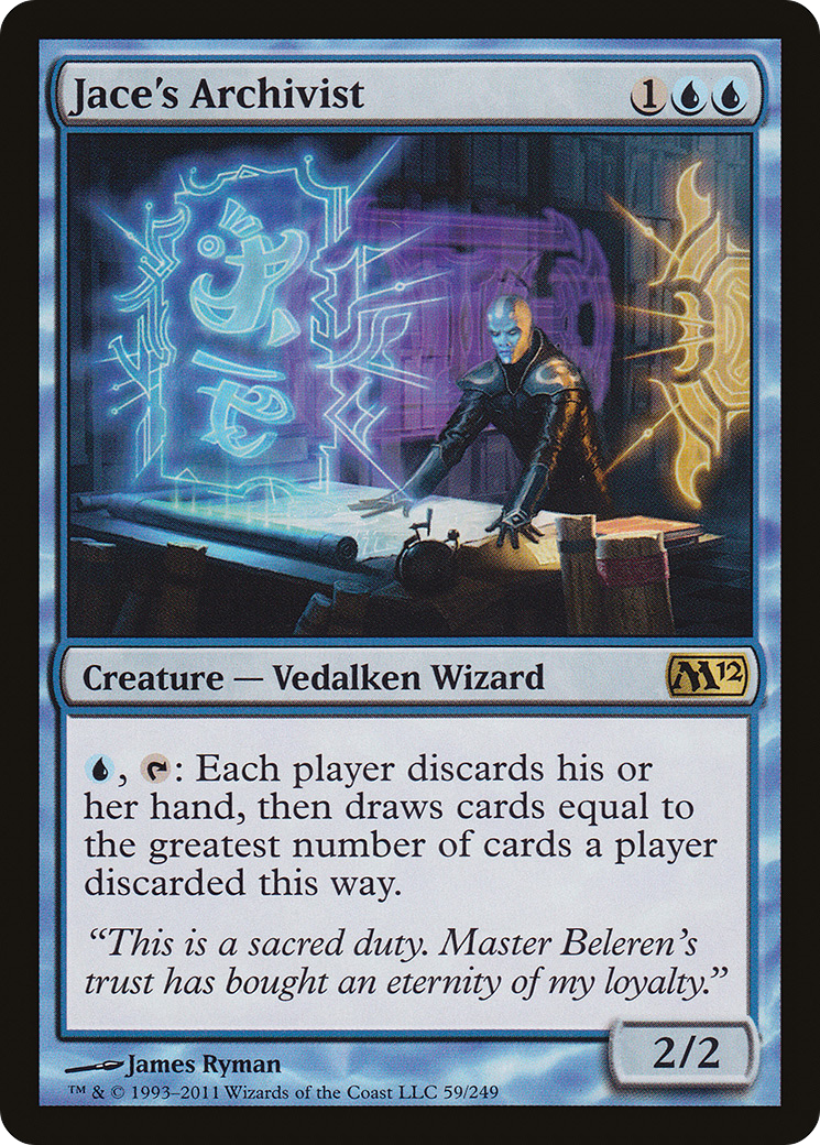 {R} Jace's Archivist [Magic 2012][M12 059] - Misty Mountain Games