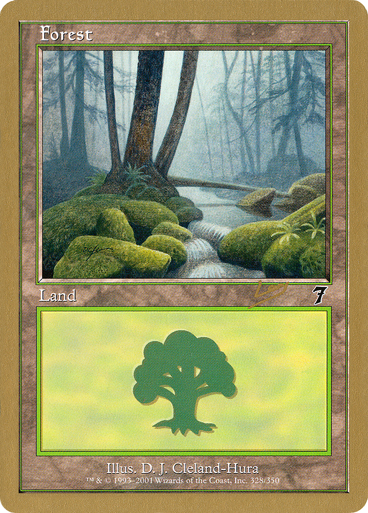 {B}[GB WC02 RL328] Forest (rl328) (Raphael Levy) [World Championship Decks 2002]