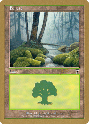 {B}[GB WC02 RL328] Forest (rl328) (Raphael Levy) [World Championship Decks 2002]