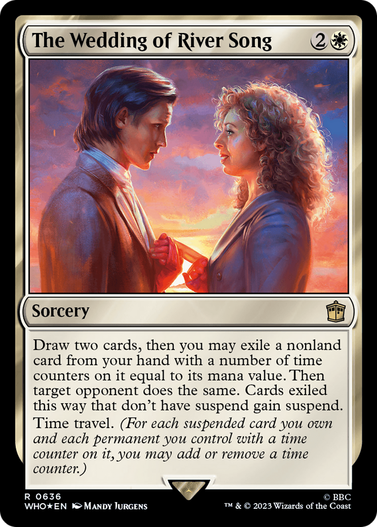 {R} The Wedding of River Song (Surge Foil) [Doctor Who][WHO 636]