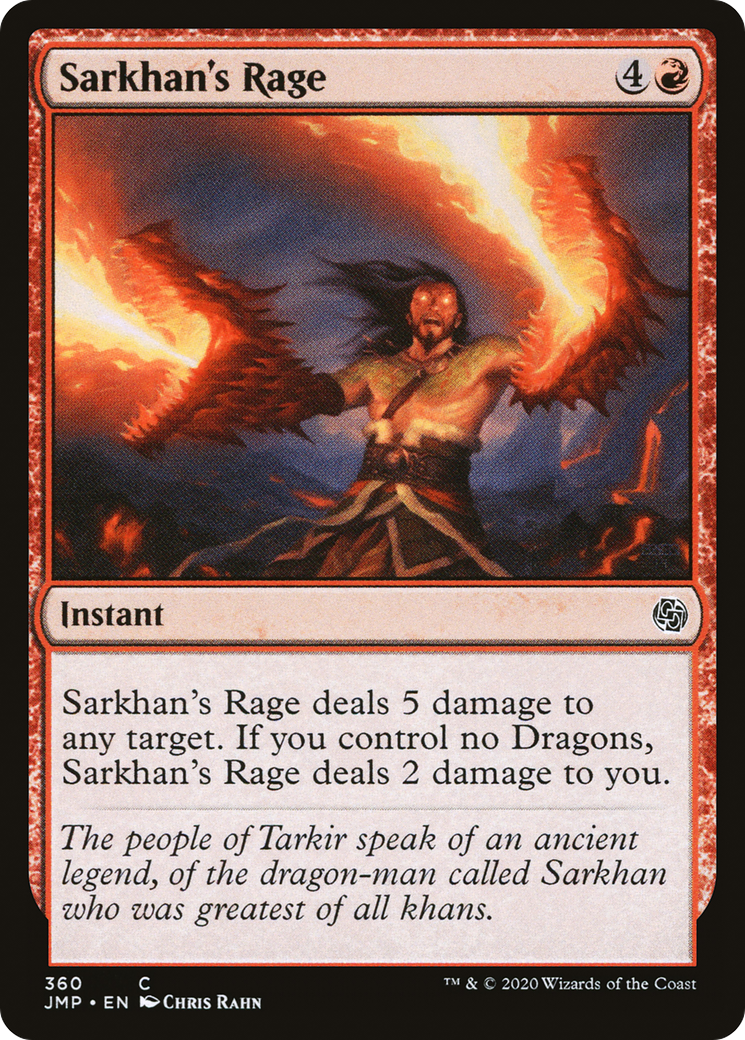 {C} Sarkhan's Rage [Jumpstart][JMP 360]
