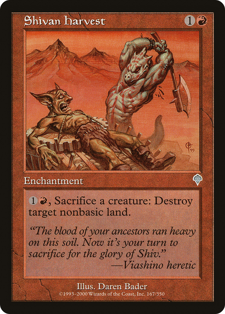 {C} Shivan Harvest [Invasion][INV 167]