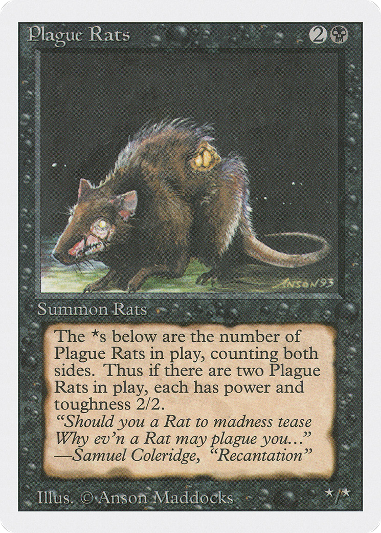 {C} Plague Rats [Revised Edition][3ED 123] - Misty Mountain Games