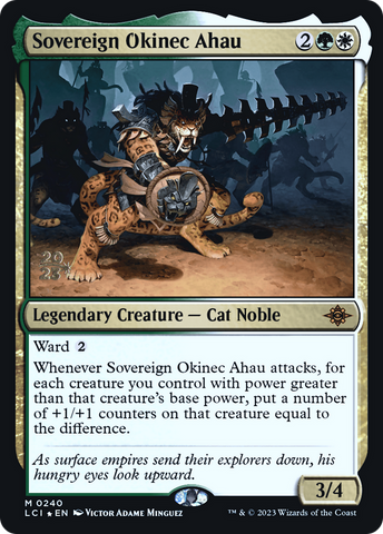 {@R} Sovereign Okinec Ahau [The Lost Caverns of Ixalan Prerelease Cards][PR LCI 240]