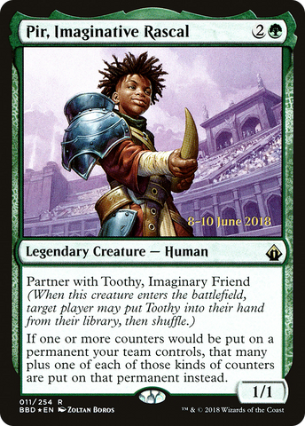 {R} Pir, Imaginative Rascal [Battlebond Prerelease Promos][PR BBD 011]