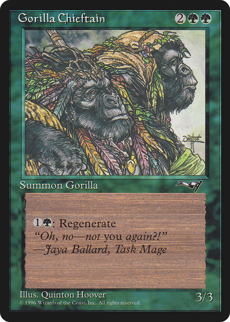 {C} Gorilla Chieftain (Four Gorilla Art) [Alliances][ALL 094]