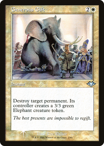 {C} Generous Gift (Retro) [Modern Horizons 2][RF MH1 002]