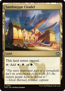 {@C} Sandsteppe Citadel [Tarkir: Dragonstorm][TDM 266]