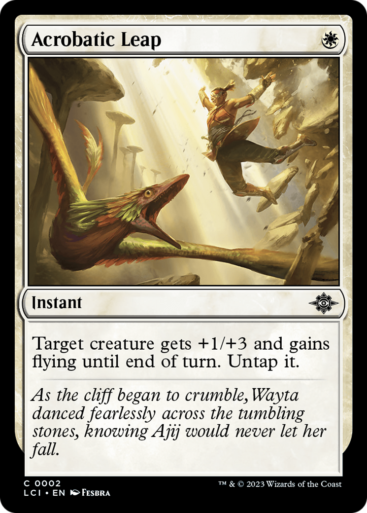 {@C} Acrobatic Leap [The Lost Caverns of Ixalan][LCI 002]
