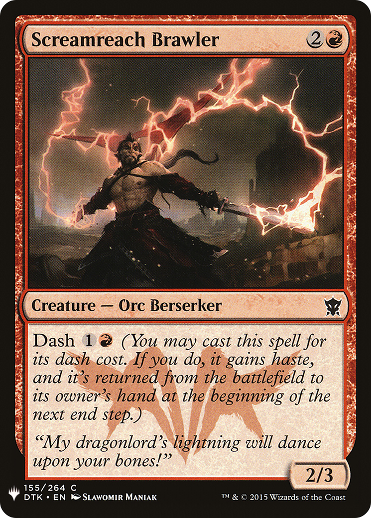 {C} Screamreach Brawler [Mystery Booster][LS DTK 155]
