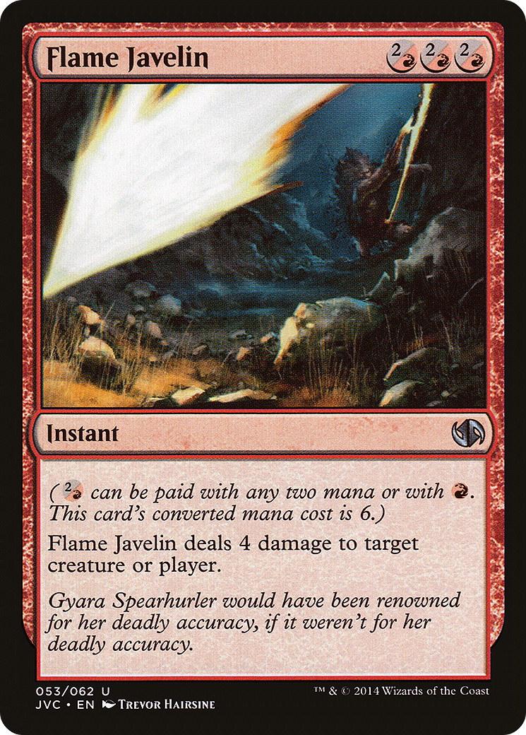{C} Flame Javelin [Duel Decks Anthology][JVC 053]