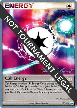 [WC TR] Call Energy (92/100) (Boltevoir - Michael Pramawat) [World Championships 2010]