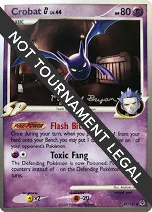 [PKM] Crobat G LV.44 (47/127) (Happy Luck - Mychael Bryan) [World Championships 2010]