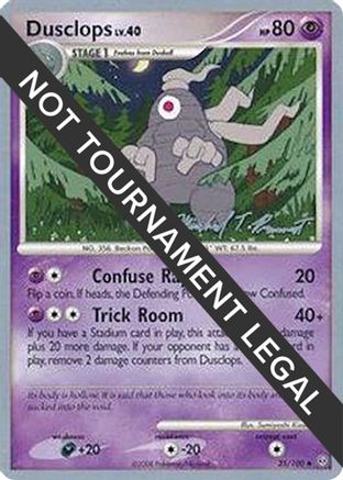 [WC PKM-C] Dusclops LV.40 (35/100) (Boltevoir - Michael Pramawat) [World Championships 2010]