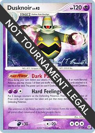 [PKM] Dusknoir LV.42 (2/130) (Boltevoir - Michael Pramawat) [World Championships 2010]