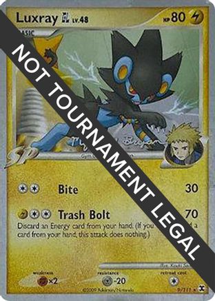 [WC PKM-R] Luxray GL LV.48 (9/111) (Happy Luck - Mychael Bryan) [World Championships 2010]