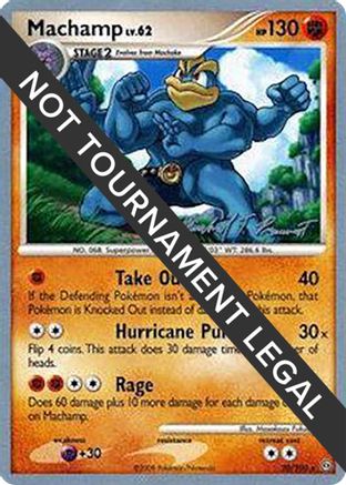 [WC PKM-R] Machamp LV.62 (20/100) (Boltevoir - Michael Pramawat) [World Championships 2010]