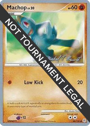 [PKM] Machop LV.20 (86/130) (Boltevoir - Michael Pramawat) [World Championships 2010]