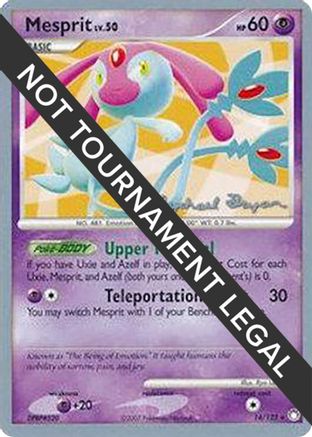 [WC PKM-R] Mesprit LV.30 (14/123) (Happy Luck - Mychael Bryan) [World Championships 2010]